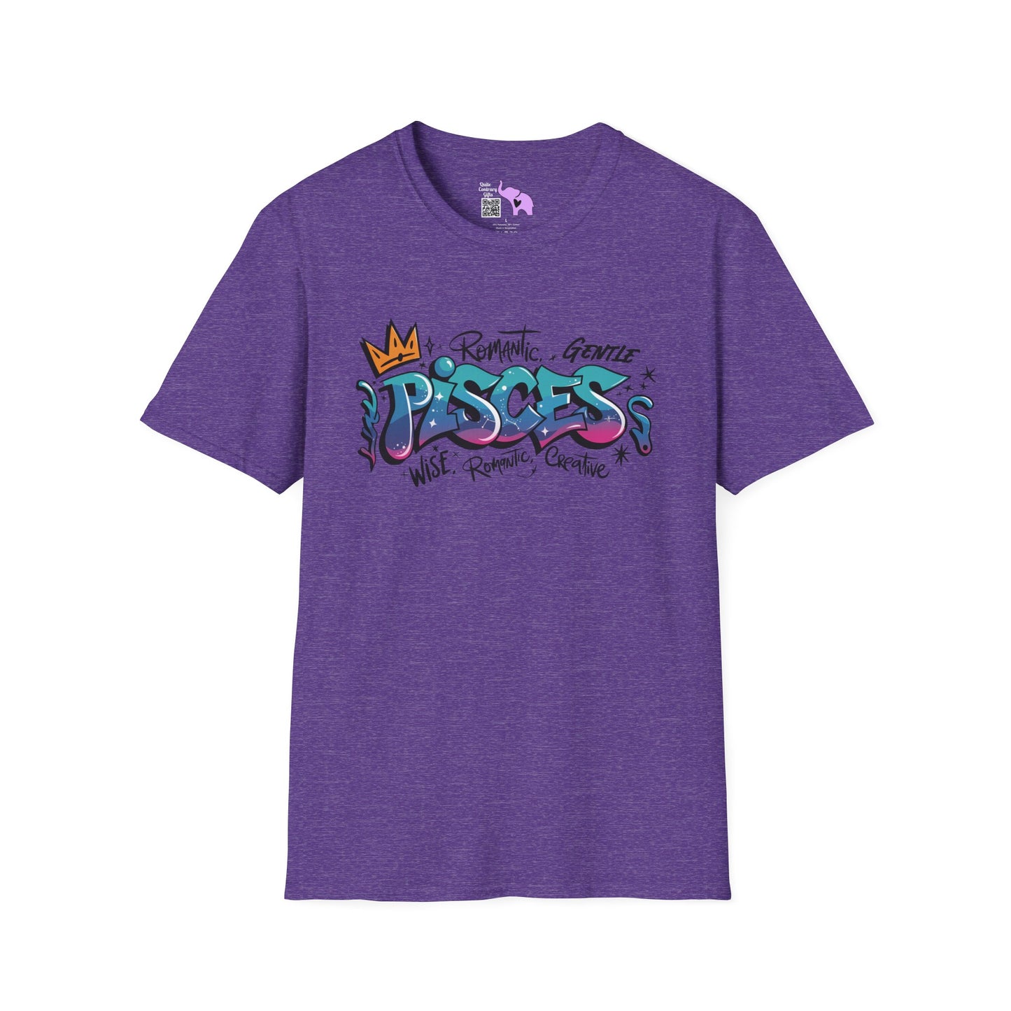 Pisces Street Art Adult T-shirt