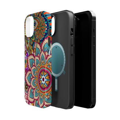 Colorful Mandala MagSafe® Compatible Tough Case for iPhone