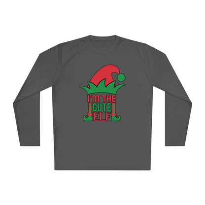 I'm The Cute Elf Adult Long Sleeve Tee