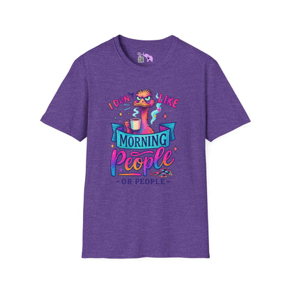 I Don't Like Morning People or People Adult T-shirt
