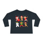 Dabbing Santa Crew Toddler Long Sleeve Tee