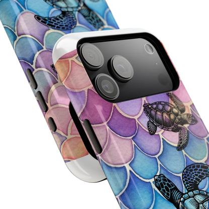 Sea Turtle Silhouette MagSafe® Compatible Tough Case for iPhone