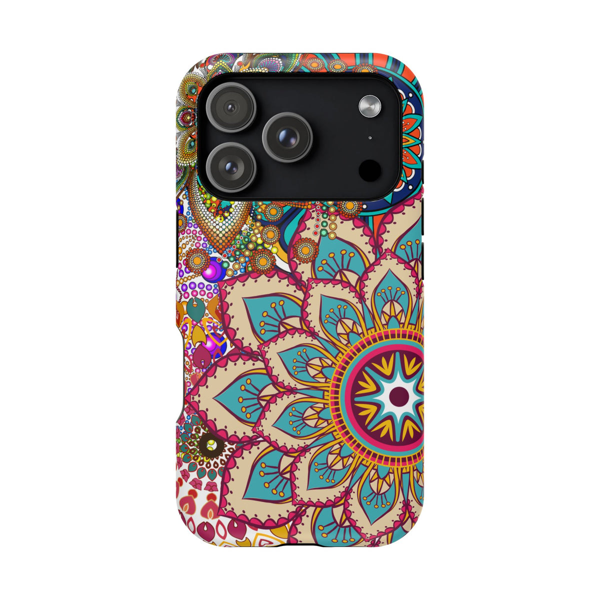 Colorful Mandala MagSafe® Compatible Tough Case for iPhone