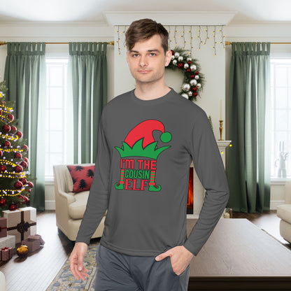 I'm The Cousin Elf Adult Long Sleeve Tee