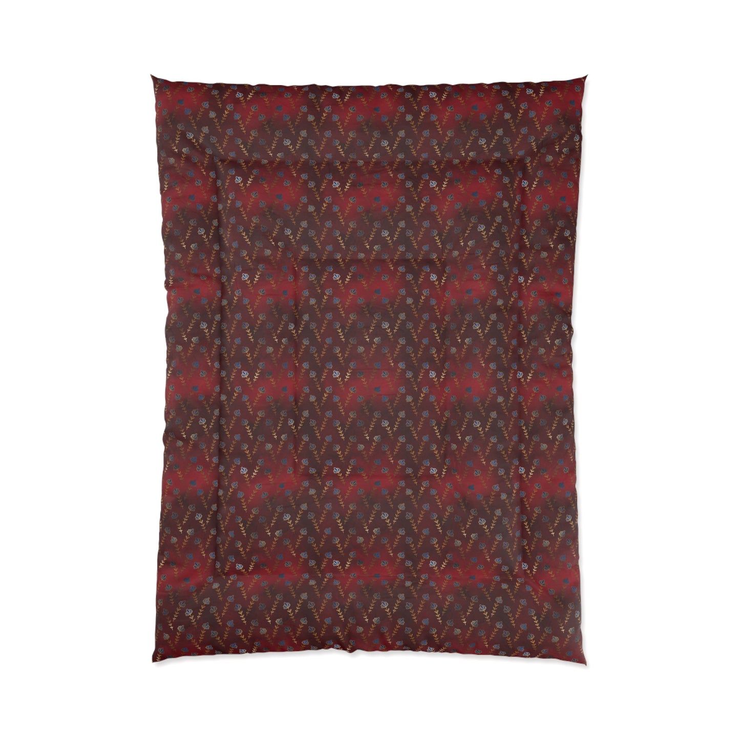 Ruby Night Blossoms Comforter