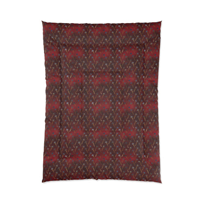 Ruby Night Blossoms Comforter