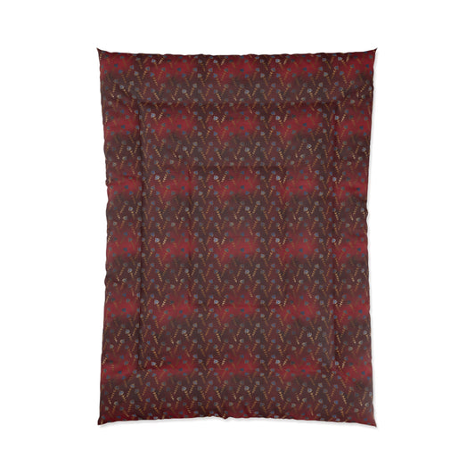 Ruby Night Blossoms Comforter