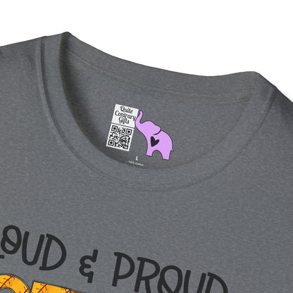 Loud & Proud Softball Dad Adult T-shirt