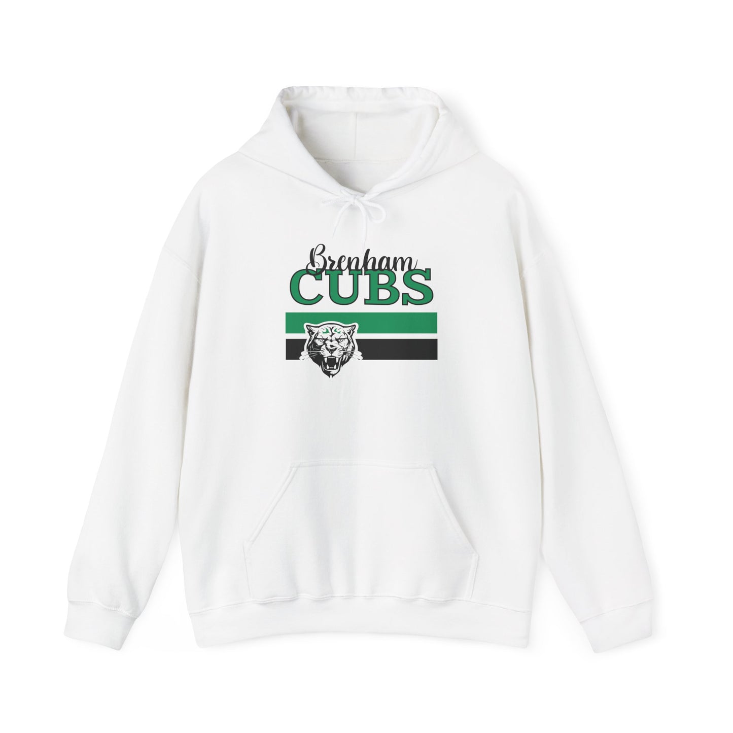 Brenham Cubs w/Mascot & Stripes Adult Heavy Blend™ Hoodie