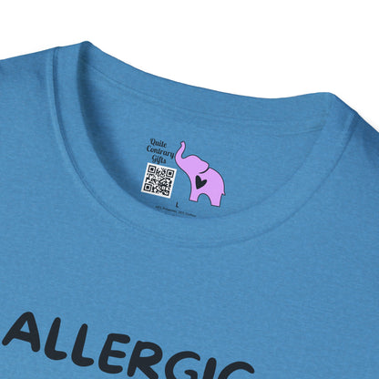 Allergic To Entitlement Adult T-shirt