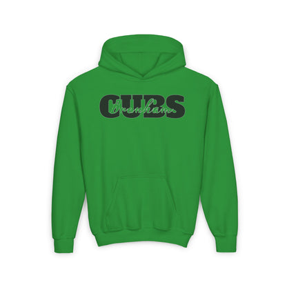 Brenham Cubs Double Text Youth Heavy Blend Hoodie