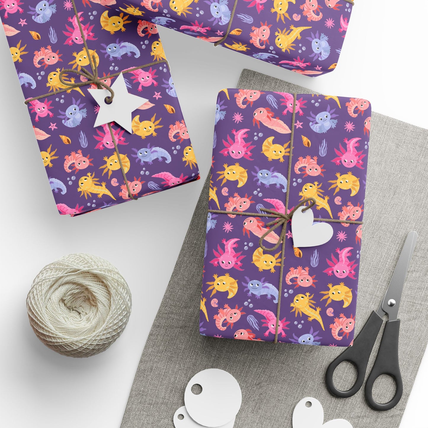 Axolotl Adventures Wrapping Paper