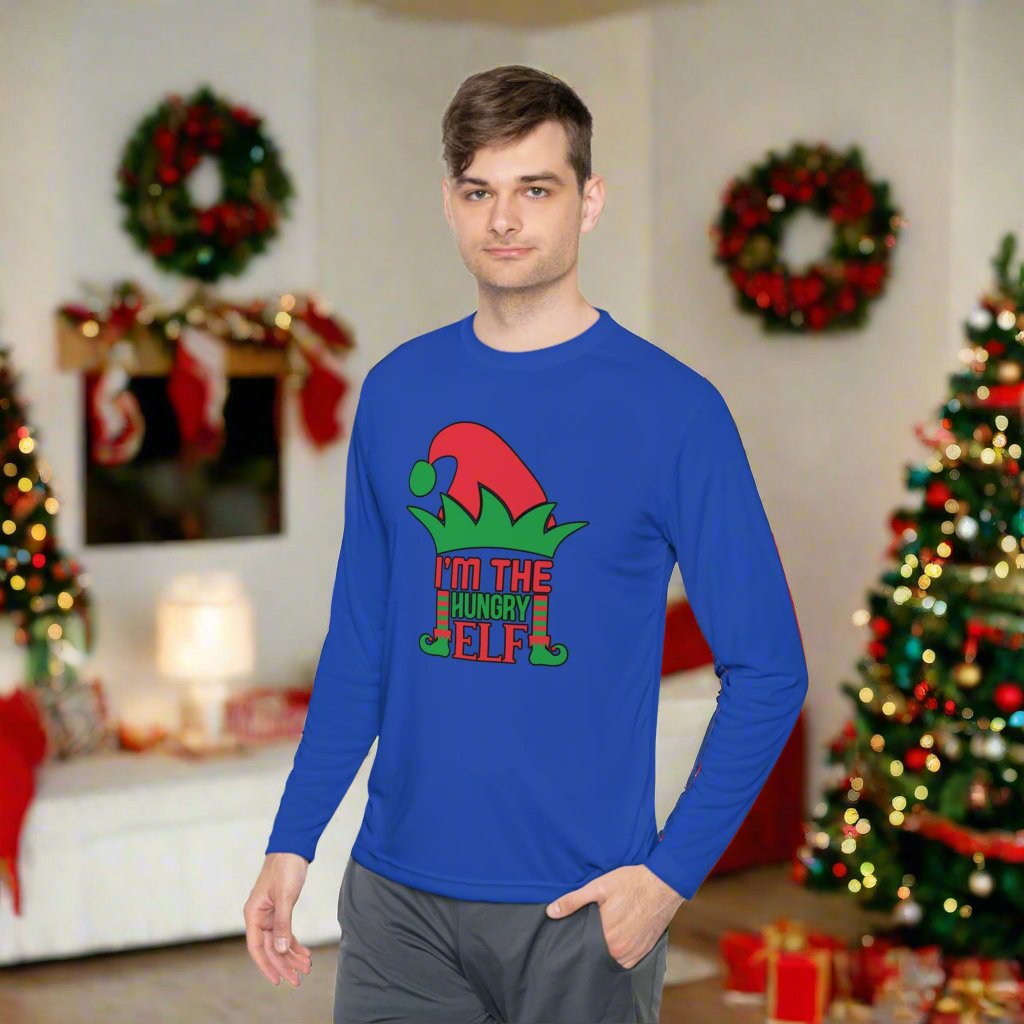 I'm The Hungry Elf Adult Long Sleeve Tee