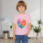 Feathery Heart Heavy Cotton™ Toddler T-shirt