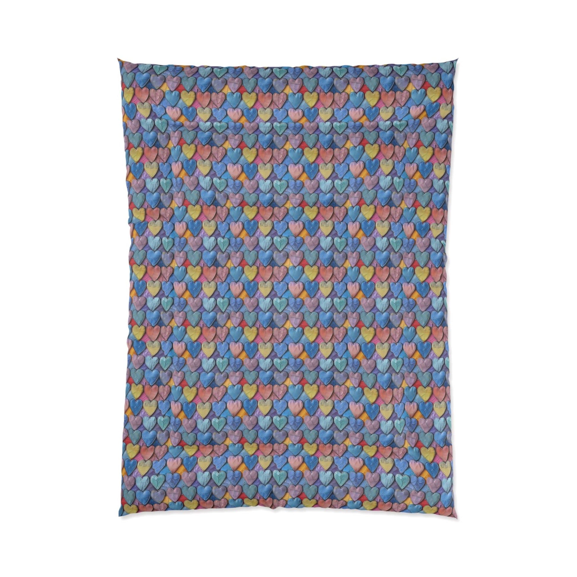Color Pop Leather Hearts Comforter