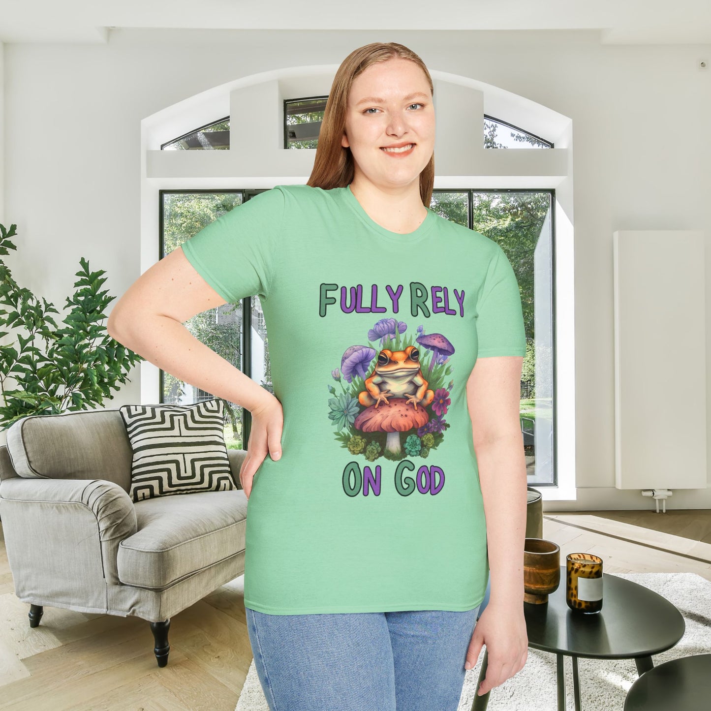 Fully Rely on God FROG Adult T-shirt