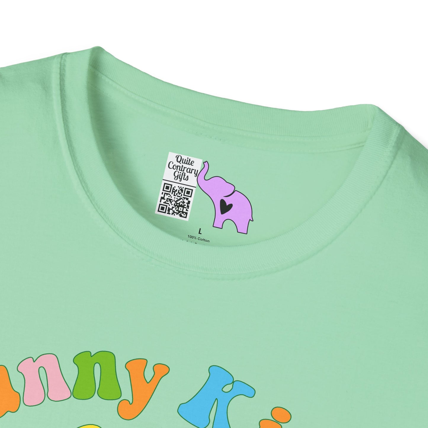 Bunny Kisses Easter Wishes Adult T-shirt