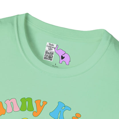 Bunny Kisses Easter Wishes Adult T-shirt