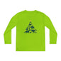 Dinosaur Christmas Tree Youth Long Sleeve Tee