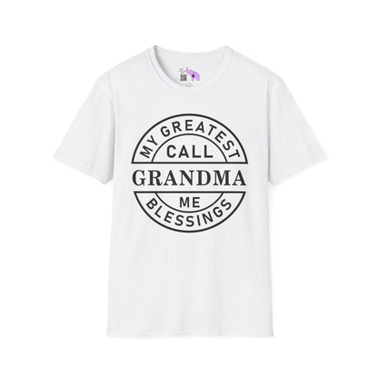 My Greatest Blessings Call Me Grandma Adult T-shirt