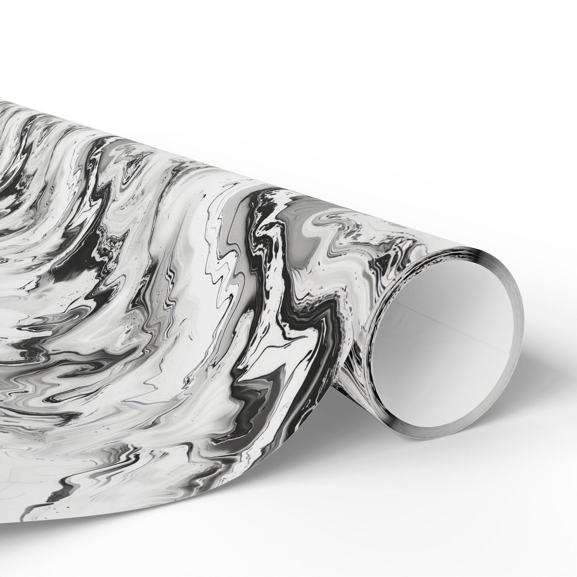 Frost Veil Marble Wrapping Paper