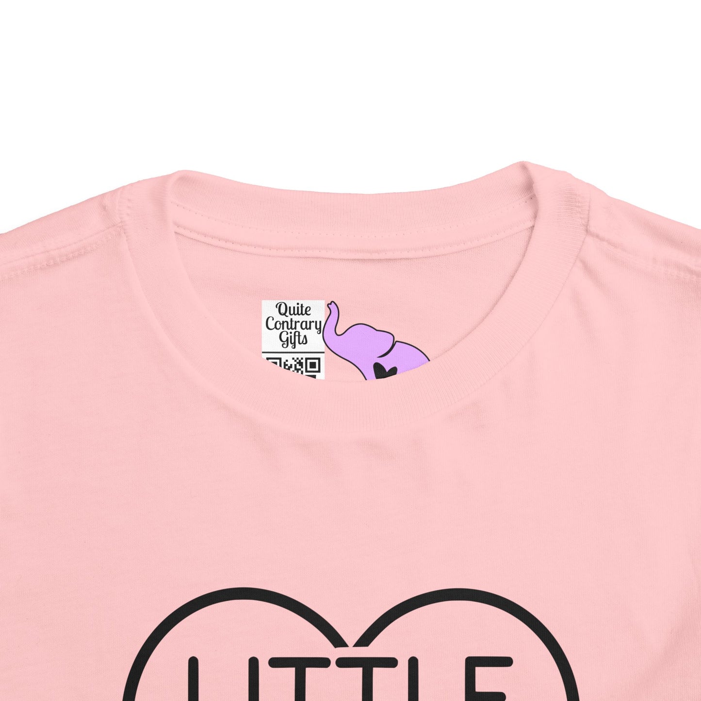 Little Sister (Heart) Toddler Tee
