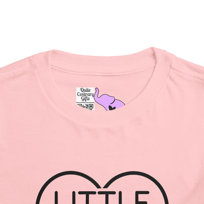 Little Sister (Heart) Toddler Tee
