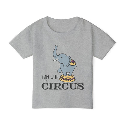 I Am With The Circus (Elephant) Heavy Cotton™ Toddler T-shirt
