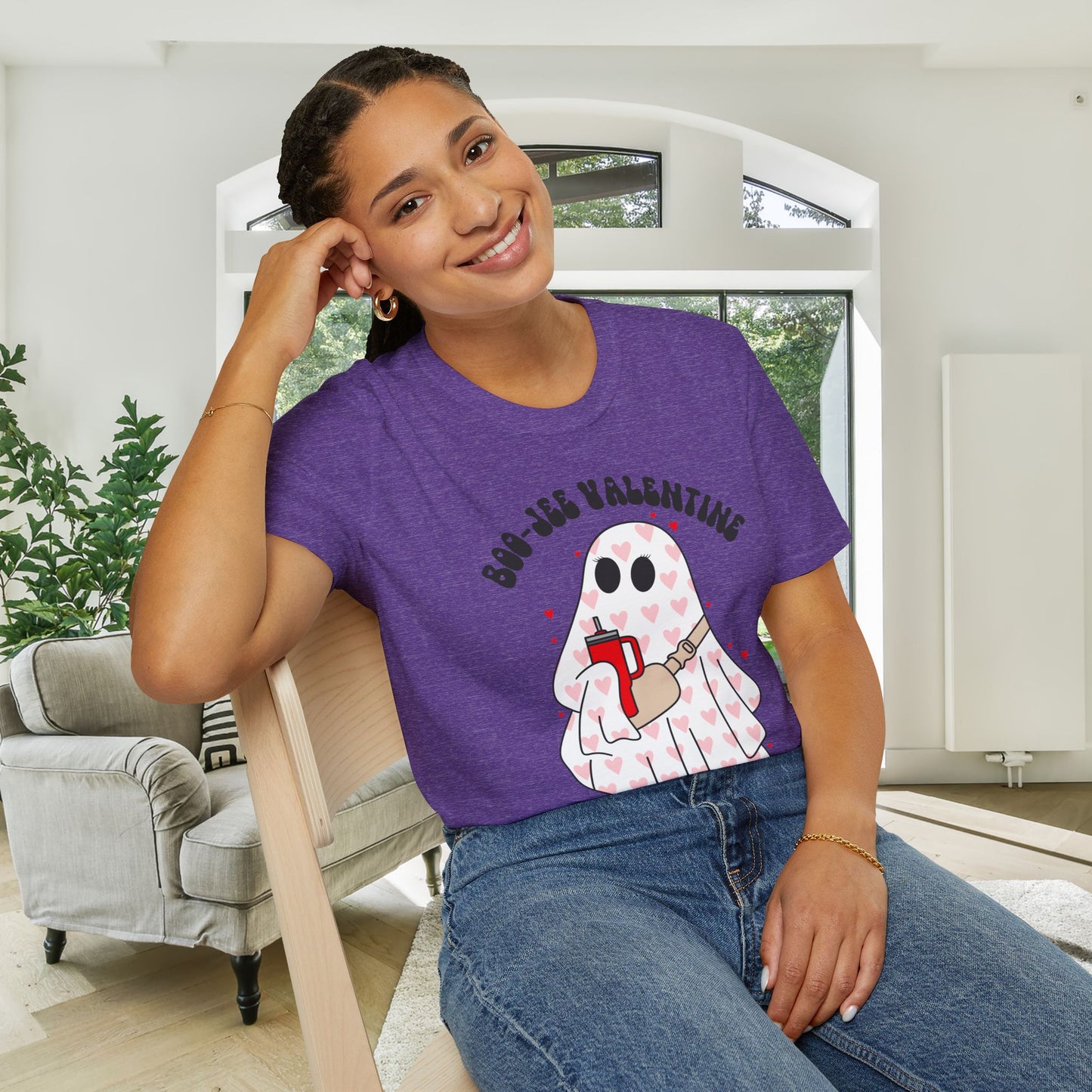 Boo-Jee Valentine Adult Unisex Tshirt