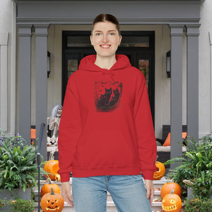 Black Cats Heavy Blend™ Hooded Sweatshirt