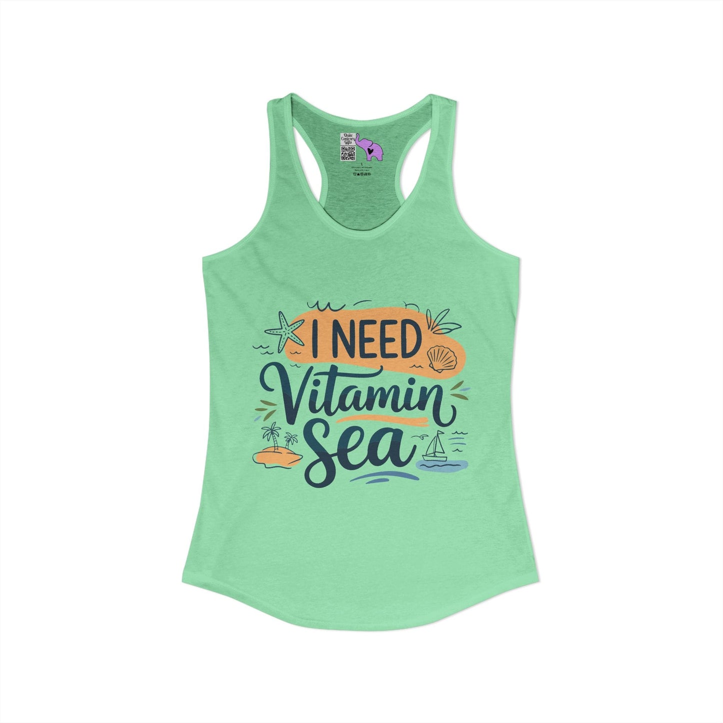 I Need Vitamin Sea Women's Ideal Racerback Tank