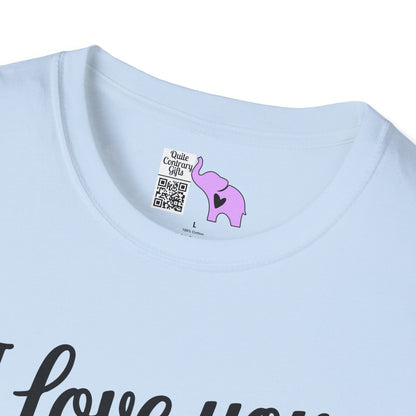 I Love You to the Beach and Back Adult T-shirt