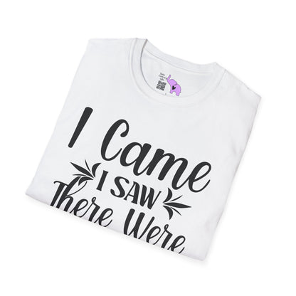I Came I Saw There Were People Adult T-shirt