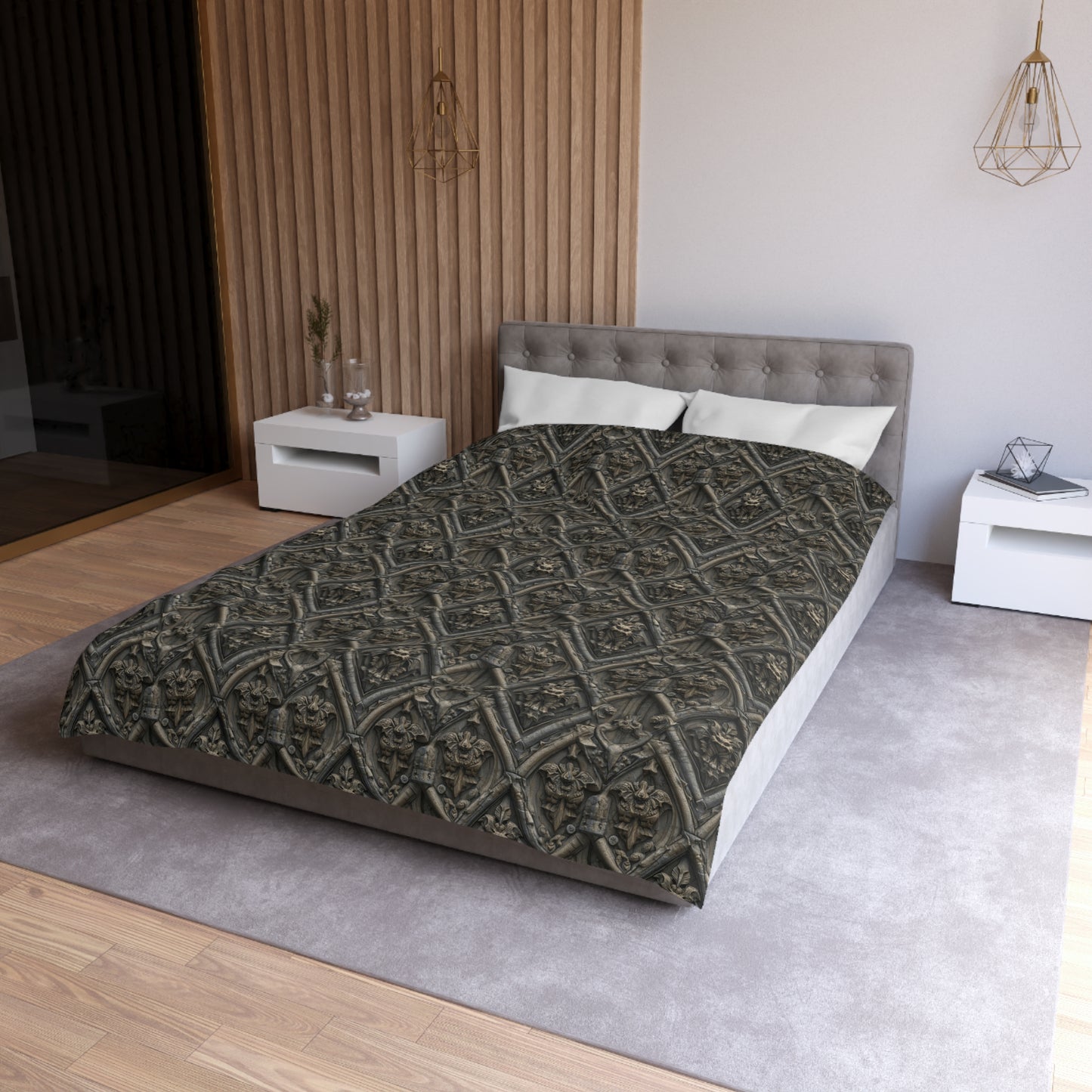 The Watchers Microfiber Duvet Cover