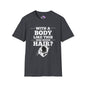 With A Body Like This Who Needs Hair? Adult T-shirt