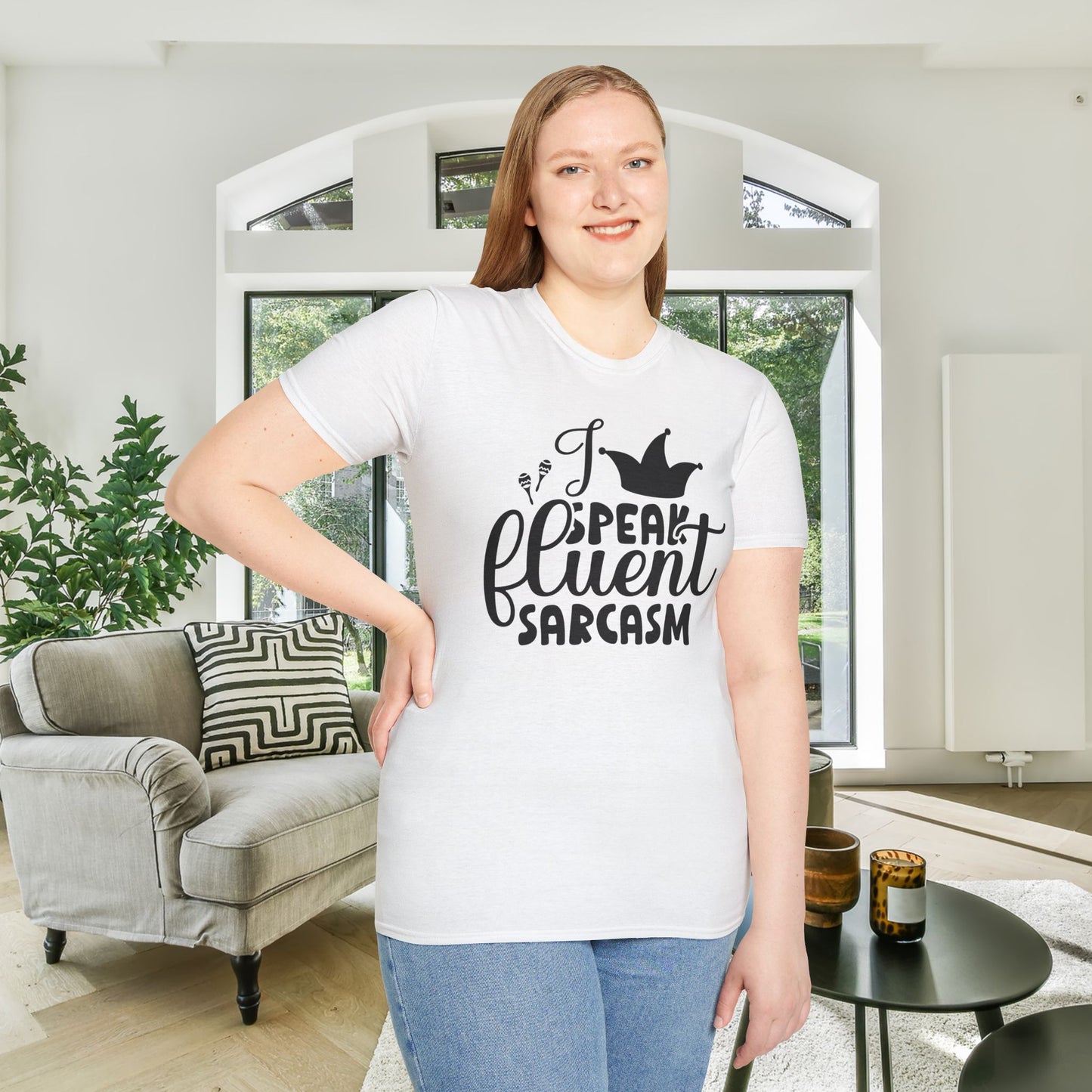 I Speak Fluent Sarcasm Adult T-shirt