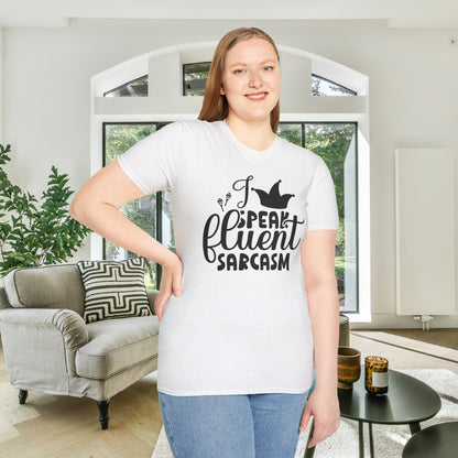 I Speak Fluent Sarcasm Adult T-shirt