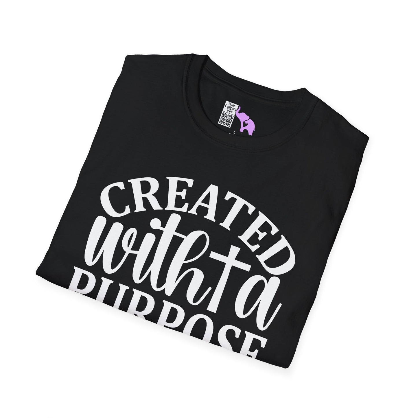 Created With A Purpose (3) Adult T-shirt