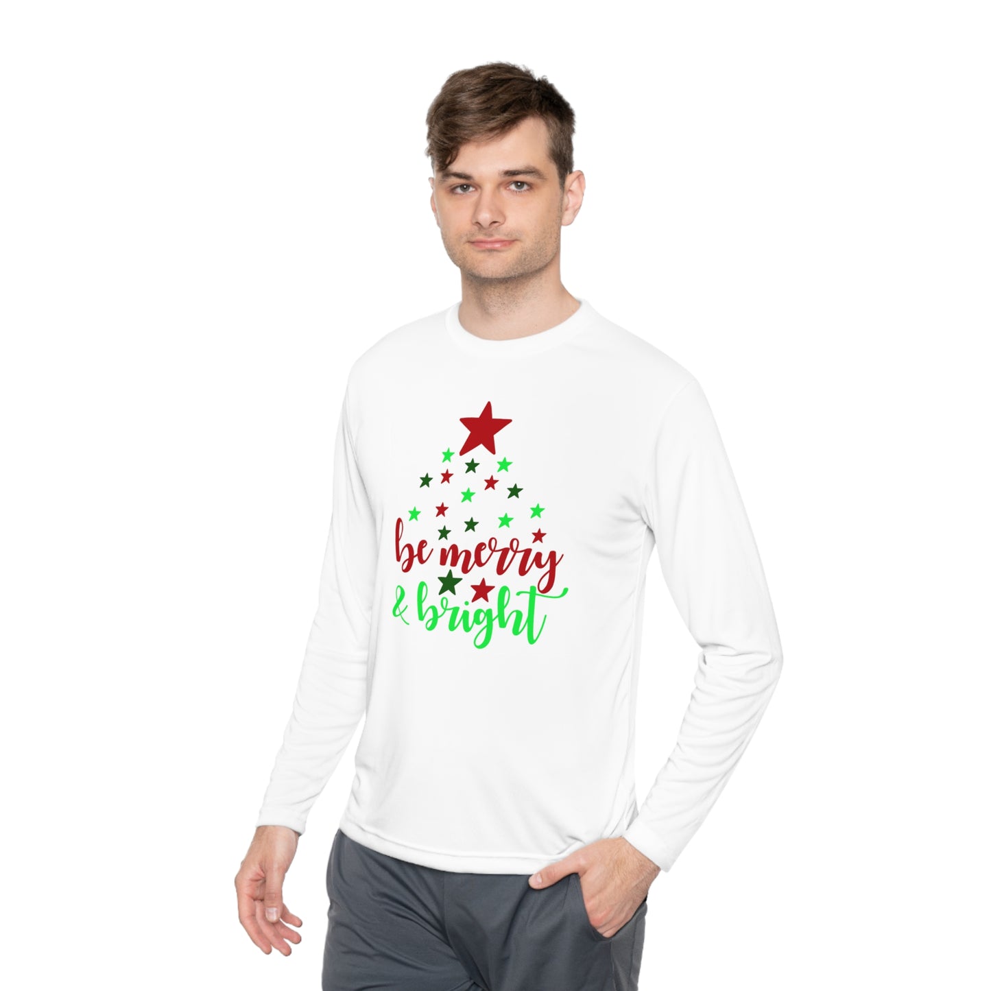 Be Merry & Bright Adult Long Sleeve Tee