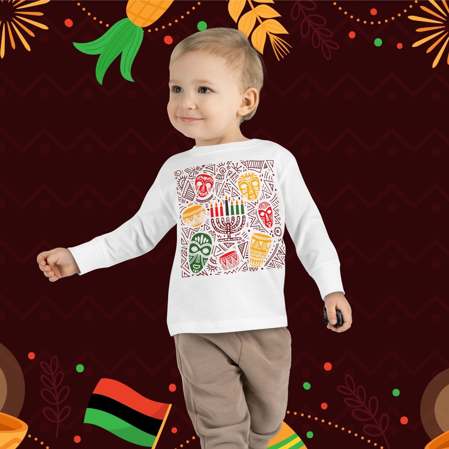 Kwanzaa Traditions Toddler Long Sleeve Tee