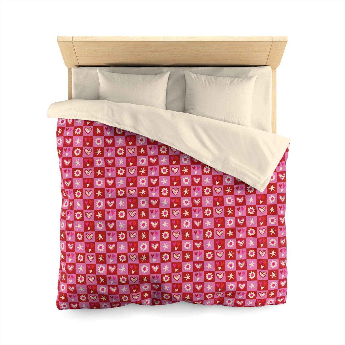 Valentine Toss Microfiber Duvet Cover