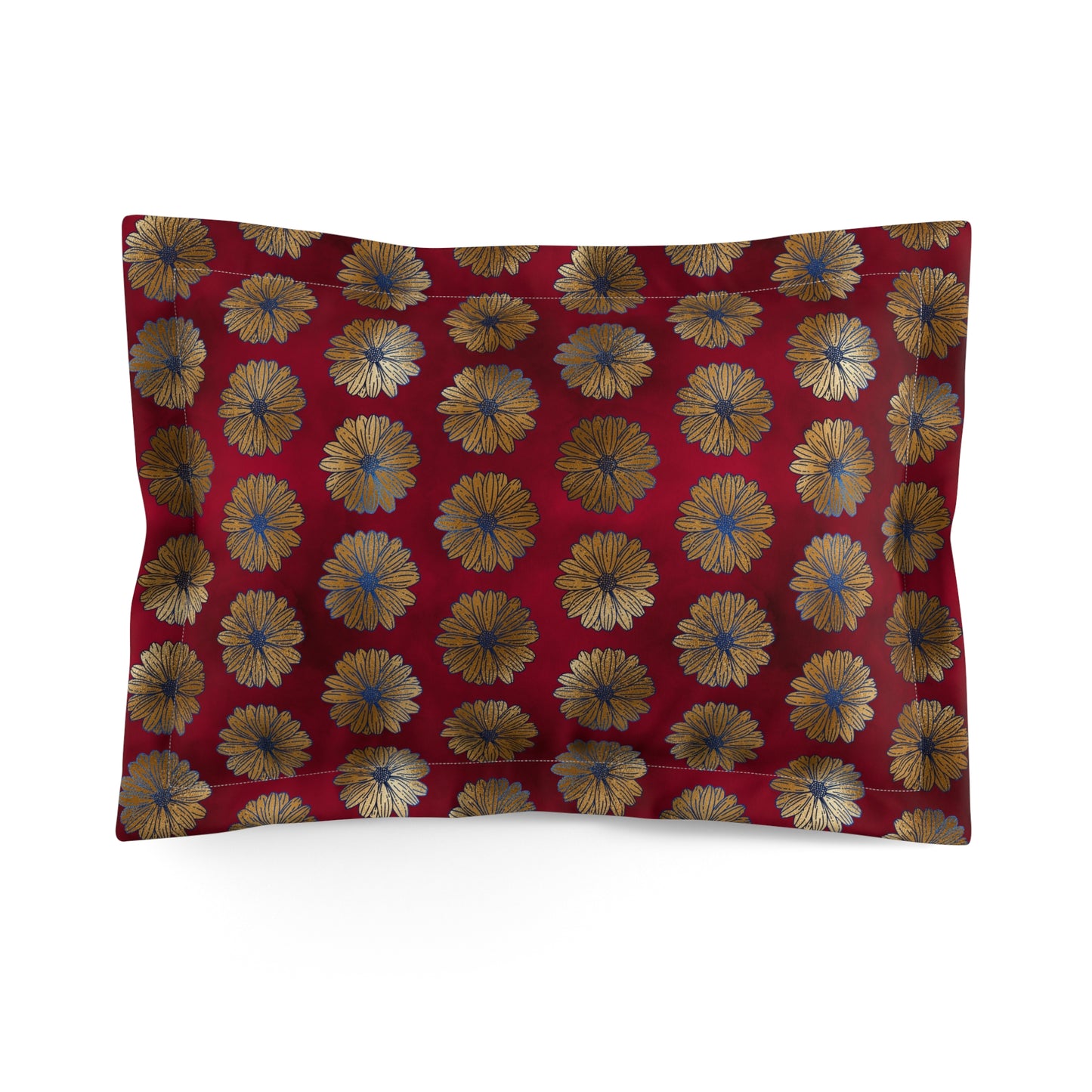 Majestic Crimson Daisies Basic Bedding Set