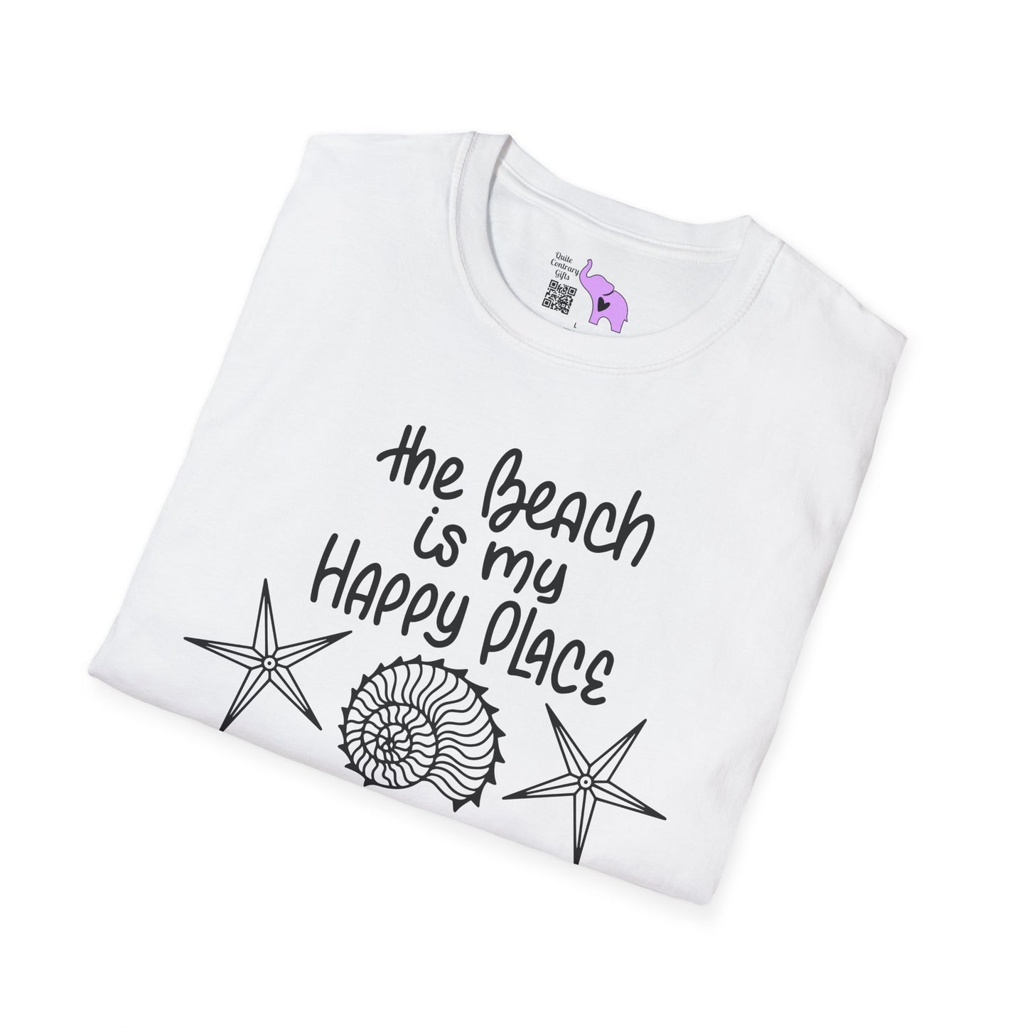 The Beach Is My Happy Place (2) Adult T-shirt