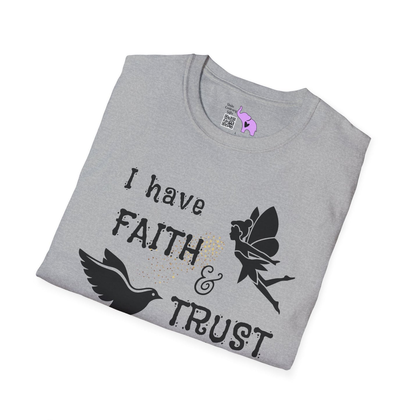 Faith Trust No PIxie Dust Adult T-shirt