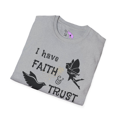 Faith Trust No PIxie Dust Adult T-shirt