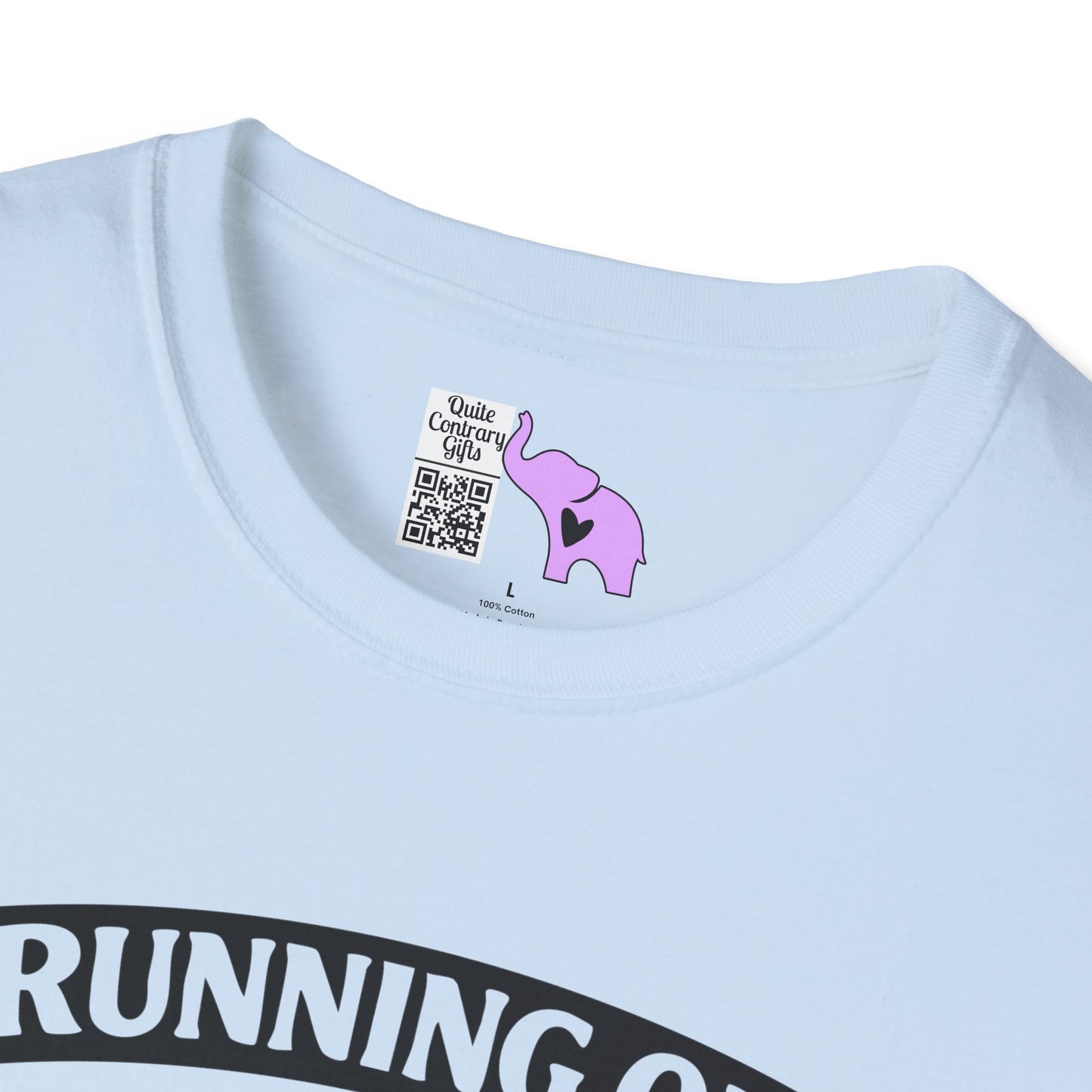 Running On Caffeine & Sarcasm Adult T-shirt