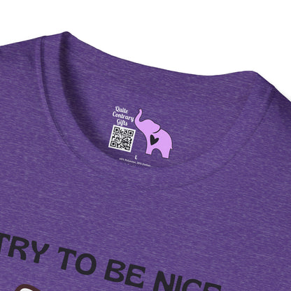 I Try To Be Nice But People Are Stupid T-shirt