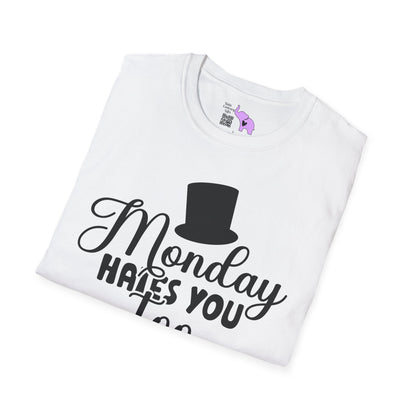 Monday Hates You Too Adult T-shirt
