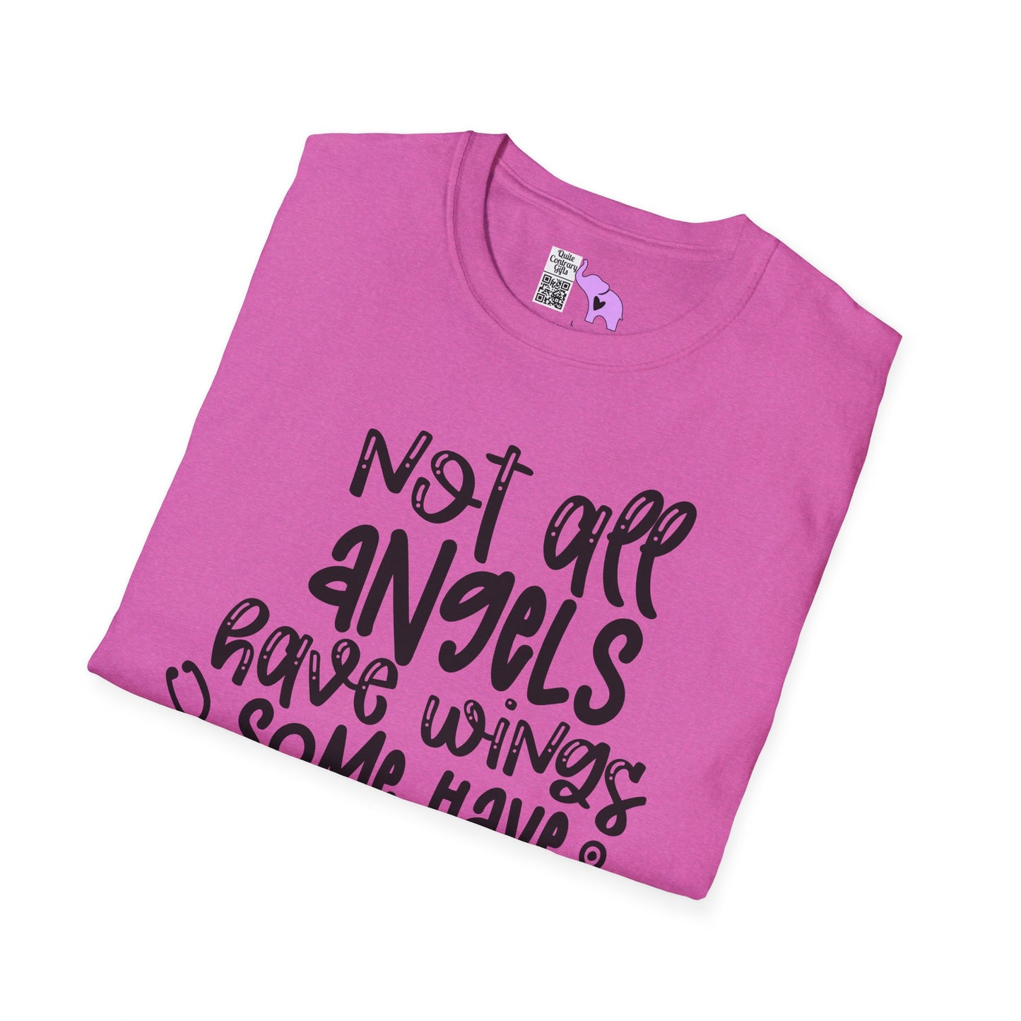 Not All Angels Wear Capes Some Wear Stethoscopes Adult T-shirt