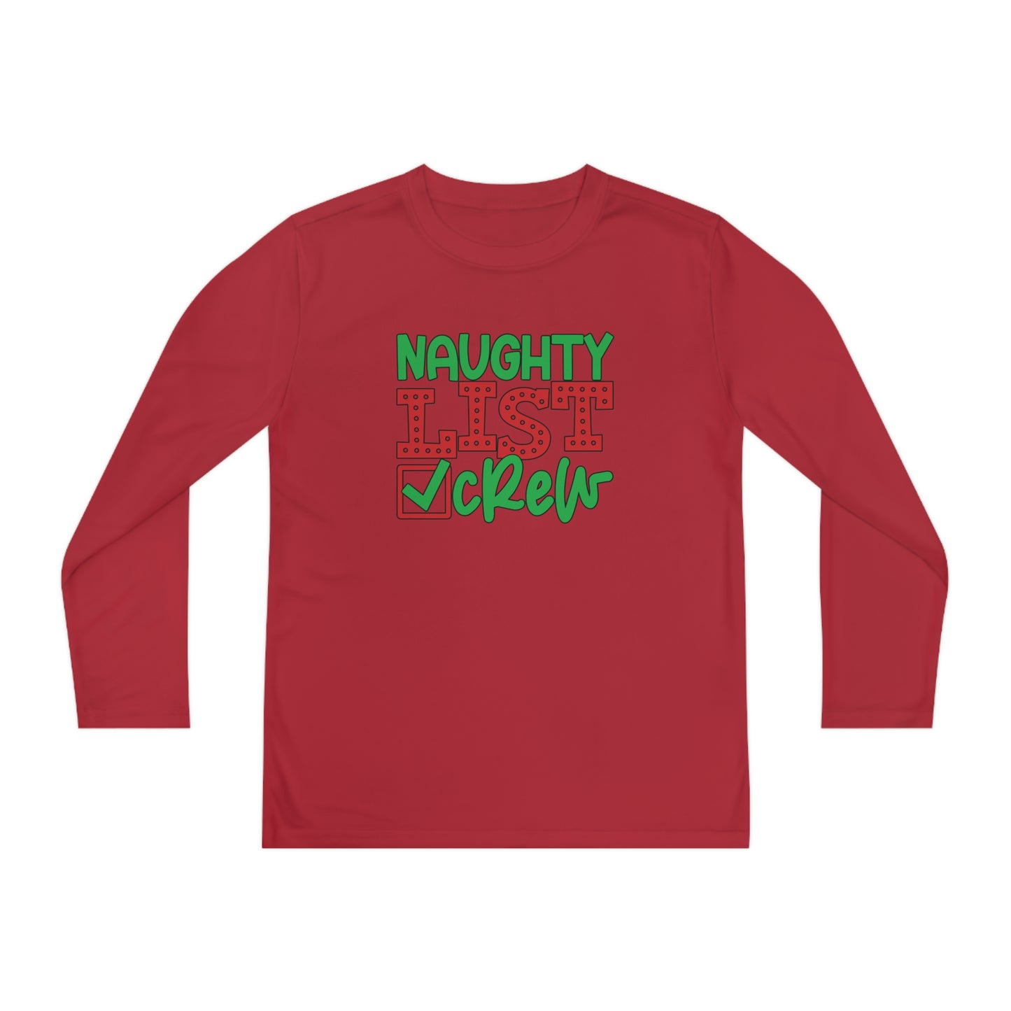 Naughty List Crew Youth Long Sleeve Tee